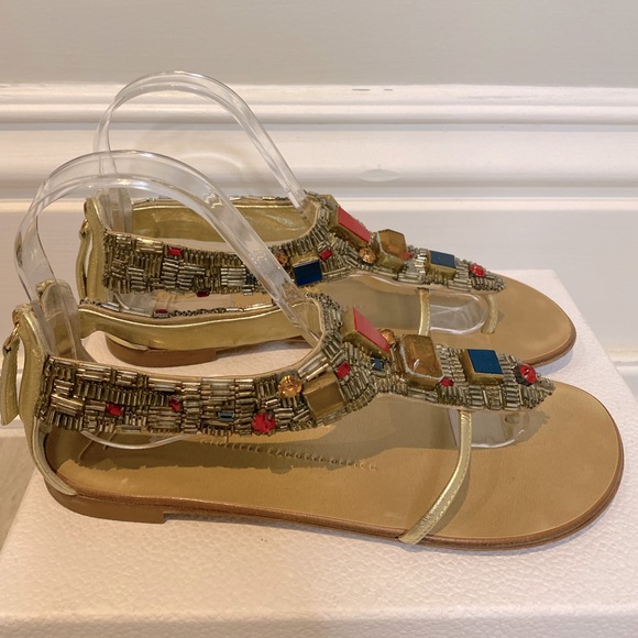 Giuseppe Jewelled Gladiator Sandals - Picture 2 of 5